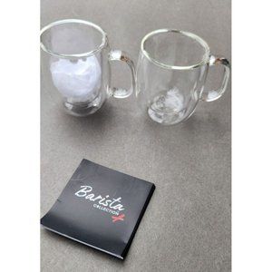 Safdie Double Walled Espresso Cups Clear Glass